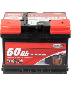 Batteria auto 60ah 12v 540a polo positivo destro cassetta l2